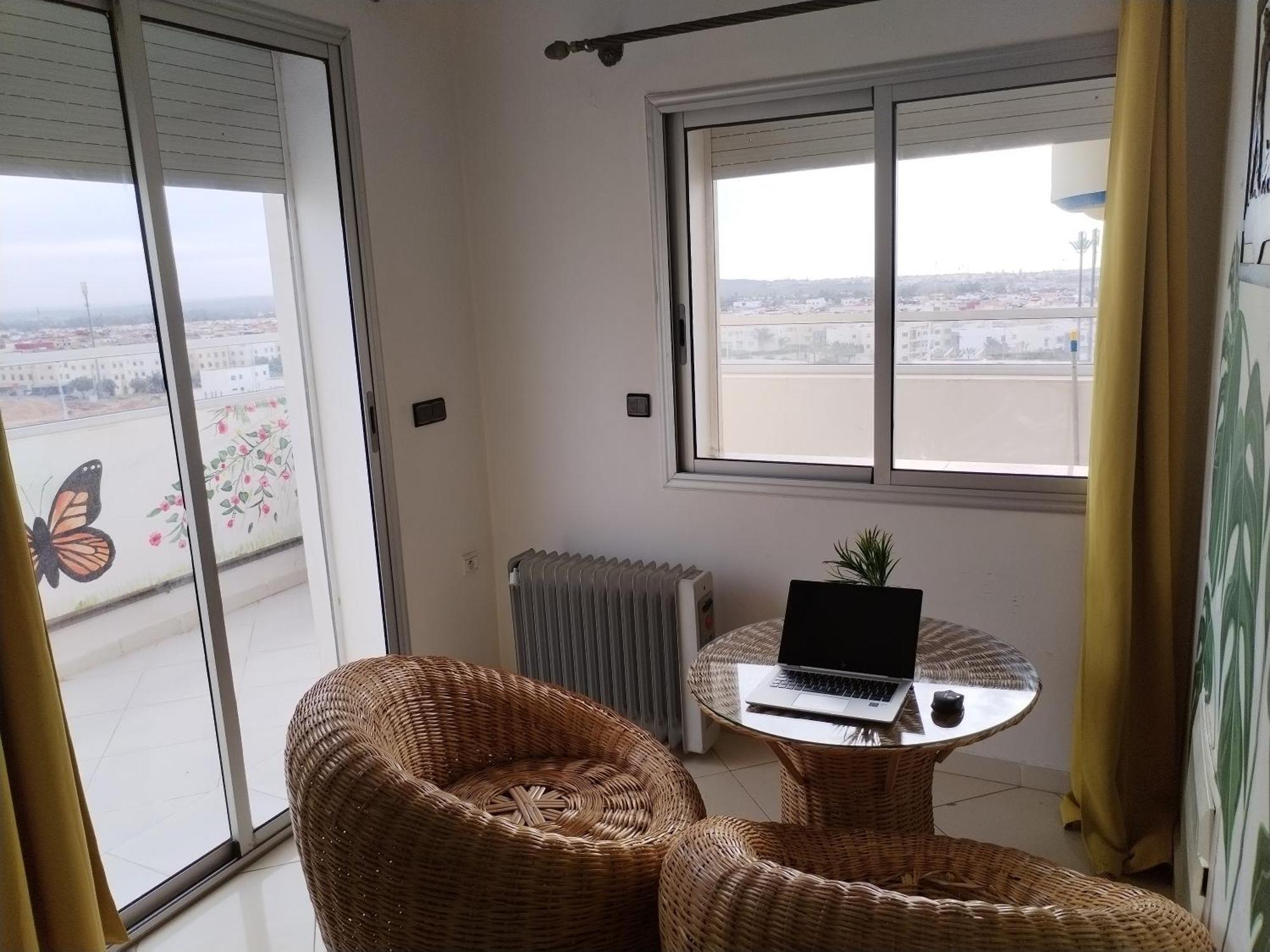 Large Sea View Studio Apartment อกาดีร์ ภายนอก รูปภาพ